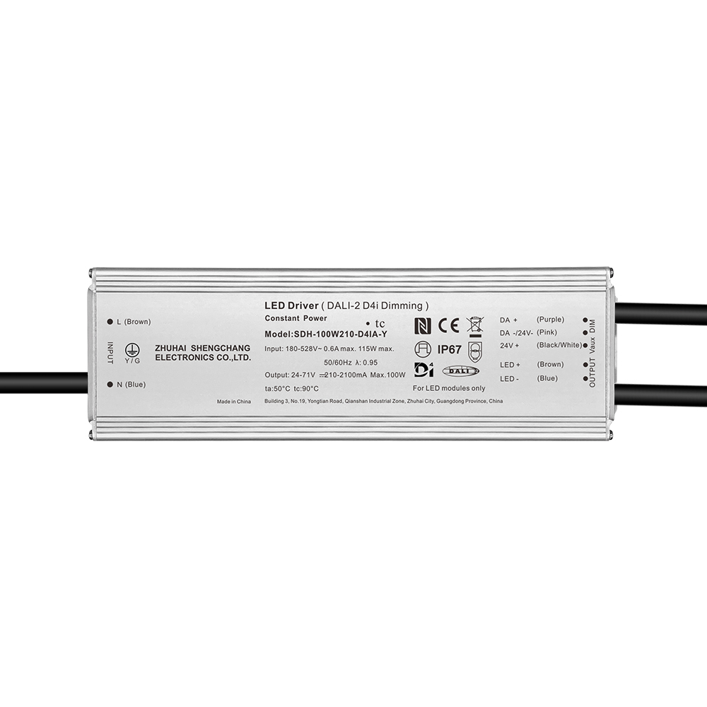 100W 150W 200W 240W 320W 480W 600W 800W DALI-2 D4i Isoleret LED-driver 220-480V AC