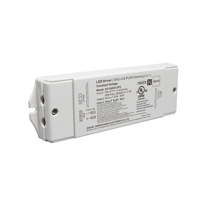 DP2 30W CV DALI 2 পুছ LED ড্ৰাইভাৰ 12 24 36 48 V