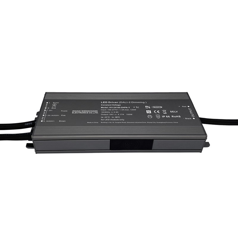 D4P 80 96 100 120 ৱাট CV DALI-2 D4i পুছ LED ড্ৰাইভাৰ 12V 24V 36V 48V