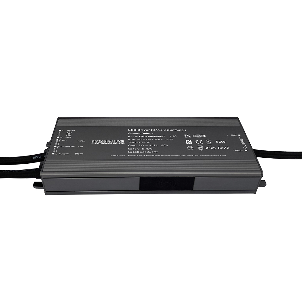 D4P 80 96 100 120 ৱাট CV DALI-2 D4i পুছ LED ড্ৰাইভাৰ 12V 24V 36V 48V