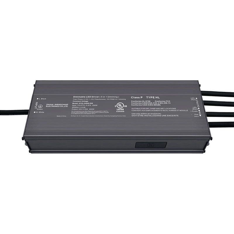 500W 600W TRIAC 0-10V Tiománaí LED DIMMABLE CV 100VOLT 110VOLT 120VOLT 277VOLT