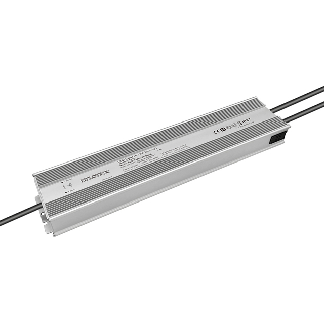 Pilote LED &eacute;tanche IP67, 100W, 150W, 200W, 240W, 320W, 480W, 720W, 18-422 volts DC, 0-10V, 120-277V AC