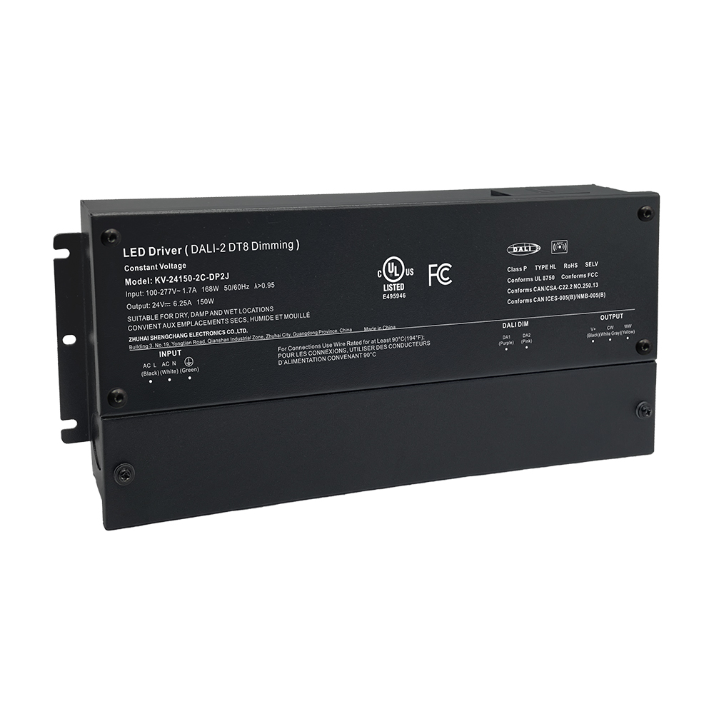 DP2 150W 200W CV RGB CW DALI-2 Push Dimming LED Drayva wit Jɔnkshɔn Bɔks