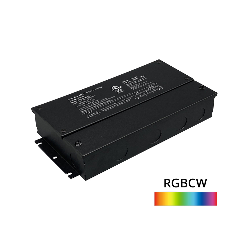 80W 96W 100W 120W Aicme 2 CV RGB CW DMX Tiománaí faoi stiúir 12V 24V 36V 48V
