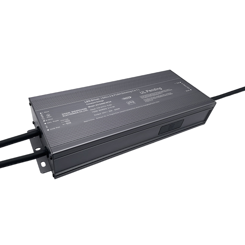 DP2 500W 600W CV DALI 2 Controlador LED regulable con pulsador para luz LED
