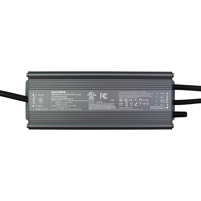 96W 100W 120W CV RGB CW ZigBee Tuya Cuộc Sống Th&ocirc;ng Minh Ứng Dụng Điện &Aacute;p Kh&ocirc;ng Đổi Nguồn Điện 100-277V 100V 110V 120V 220V 230V 240V
