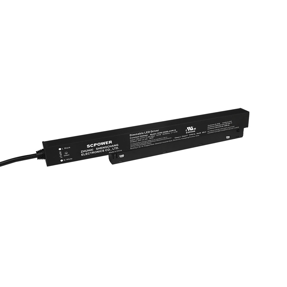 96W 100W 150W 200W CV nieściemniający wpuszczany przełącznik magnetyczny wejście zasilania 120-277V AC na sterownik DC do światła Led