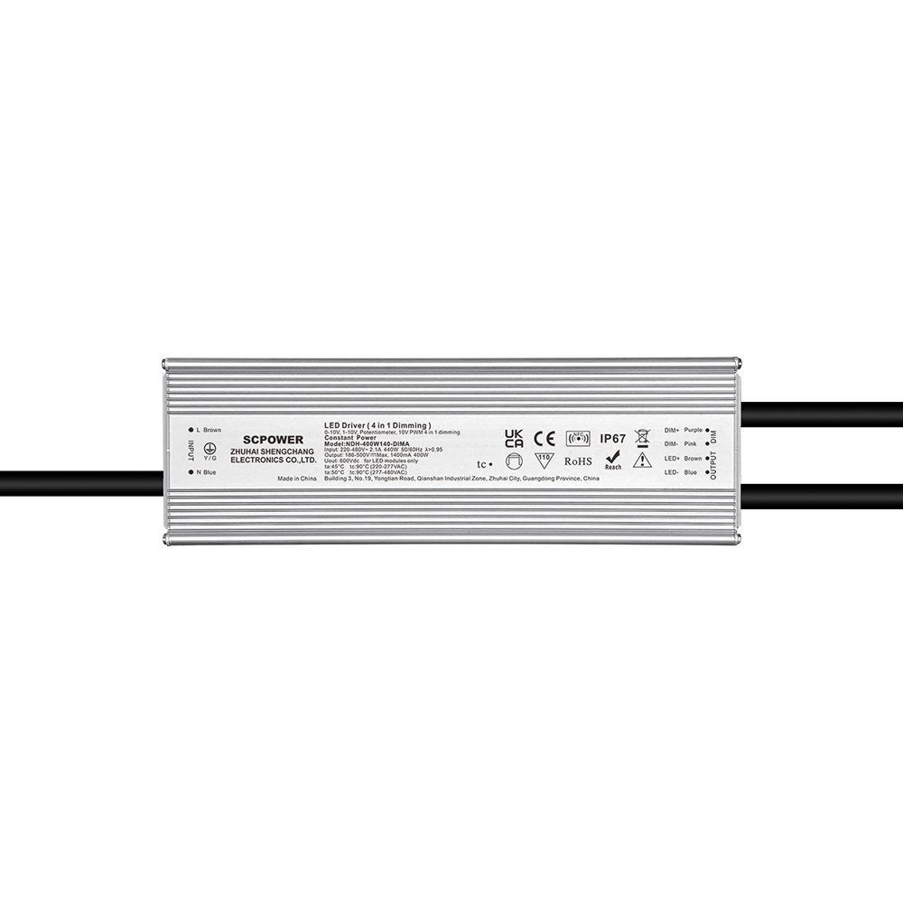 100W 150W 200W 240W 320W 400W 500W 600W 720W 800W 1200W 0-10V Driver LED neizolat 220-480VAC
