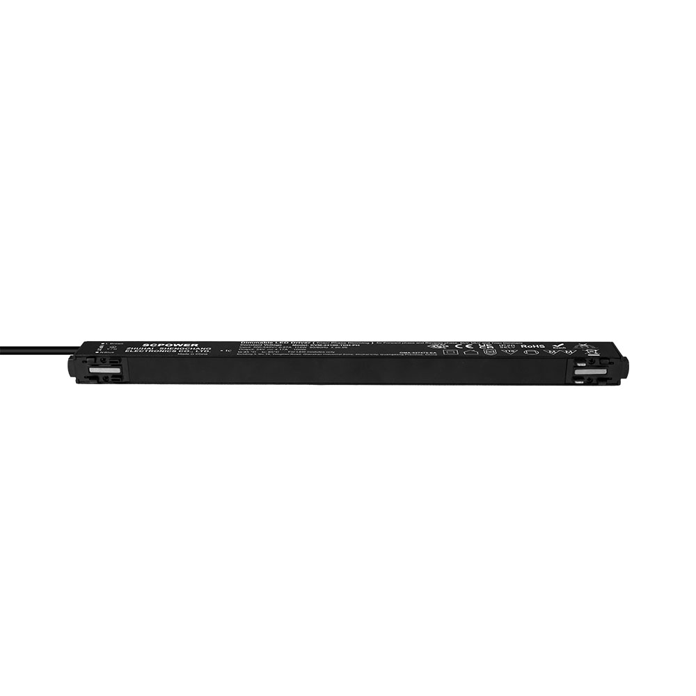 100 150 200 Watts CV Triac Low THD Ultrafino Magn&eacute;tico Dimmable Led Driver com luz de trilha PFC ativa