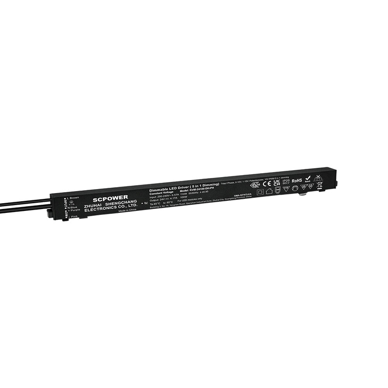 100 150 200 وات CV Triac Phase MLV ELV 0-10v PWM 4 في 1 محرك LED مغناطيسي فائق النحافة قابل للتعتيم 200-240V AC