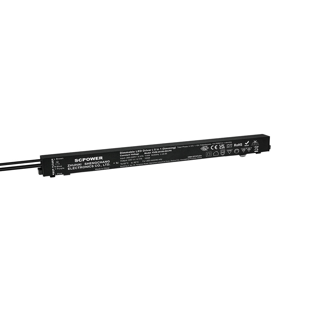 100 150 200 وات CV Triac Phase MLV ELV 0-10v PWM 4 في 1 محرك LED مغناطيسي فائق النحافة قابل للتعتيم 200-240V AC