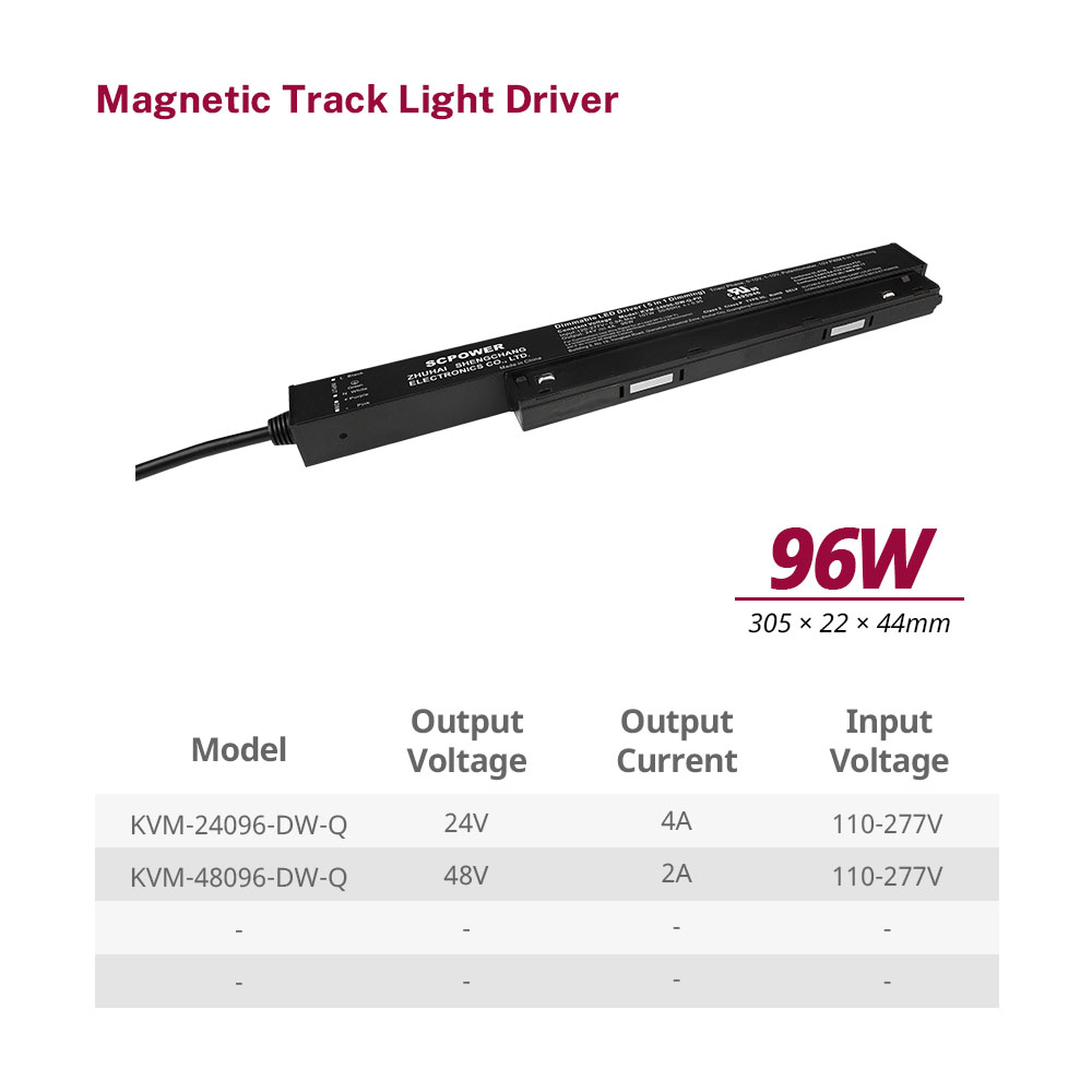 96W 100W 150W 200W CV Triac 0-10V Empotrado Magn&eacute;tico Dimmable Led Conductor ukampi 2A–8.33A Salida ukampi