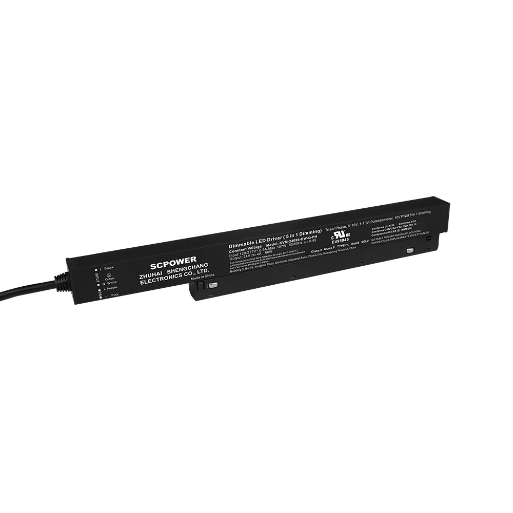96W 100W 150W 200W CV Triac 0-10V ৰিচেছড মেগনেটিক ডিমেবল লেড ড্ৰাইভাৰ 2A–8.33A আউটপুটৰ সৈতে