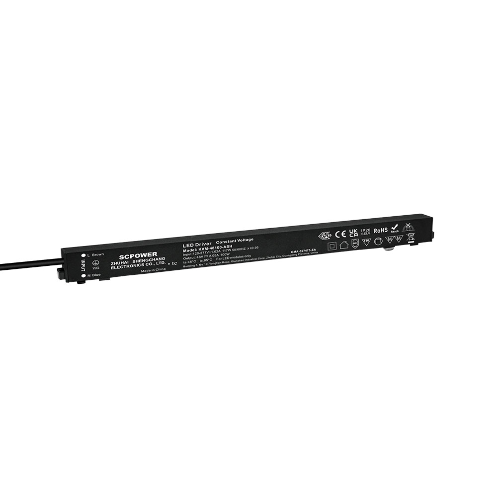 100 150 200 Watt CV Nicht dimmbares, ultrad&uuml;nnes Magnetschalter-Netzteil, LED-Treiber f&uuml;r LED-Streifen, Schienen, UL/cUL-zertifiziert