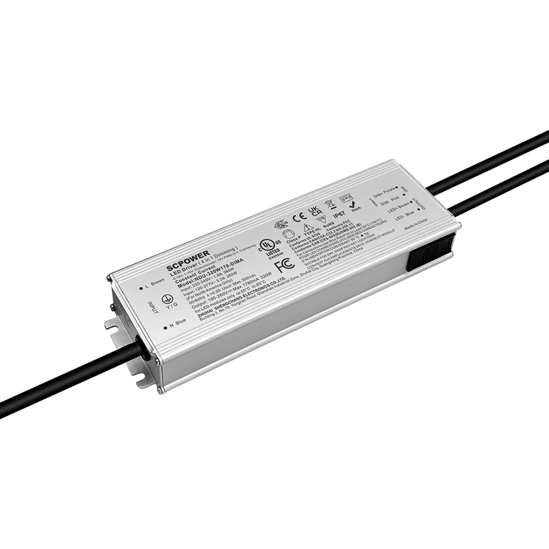 Pilote de LED ext&eacute;rieur 60W 100W 150W 200W 240W 320W 400W 500W 680W 800W 1000W 1200W 0-10V 120-277VAC